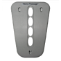 36511 Oval Moto Faceplate, Cool Grey 