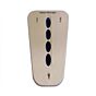 71895 Moto Faceplate Ovals Taupe