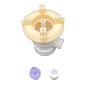 74958 Suction wall fitting limelight