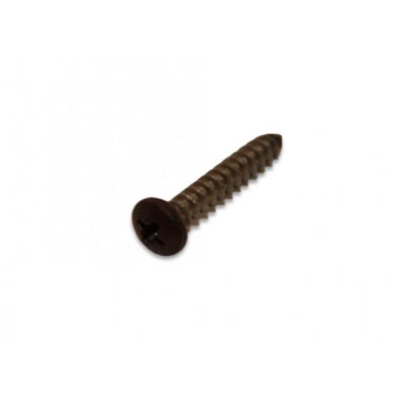 303217 Screw, 18-8 Head Painted Mahogany