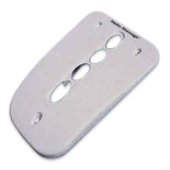 36079 Faceplate Moto White