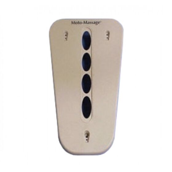 71895 Moto Faceplate Ovals Taupe