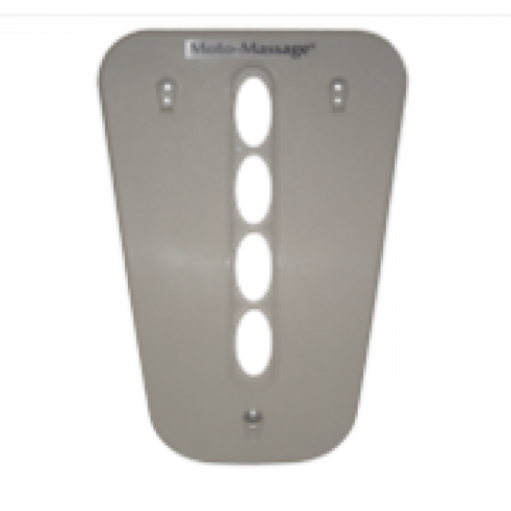 73305 Faceplate Moto Ovals Warm Grey
