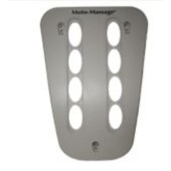 73538 Dual Moto Facia Plate Warm Grey