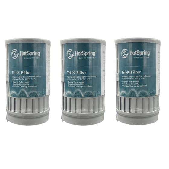 79435 Hot Spring Spas Tri-X Ceramic Cartridge Filter 3 Pack
