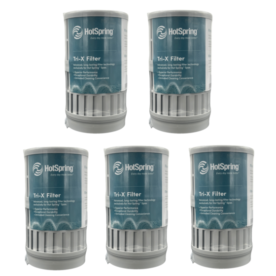 79435 Hot Spring Spas Tri-X Ceramic Cartridge Filter 5 pack