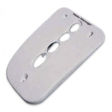 36079 Faceplate Moto White 