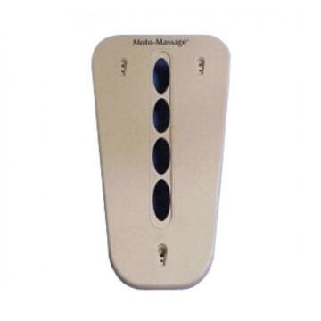 71895 Moto Faceplate Ovals Taupe