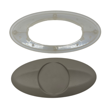 76035 Kit, Cup Holder Assembly, Warm Grey
