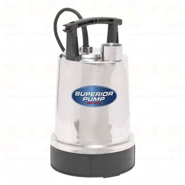 91592 Superior Pump Stainless 1/2 HP Steel Utility Pump