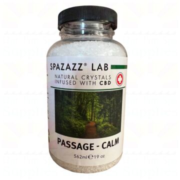 Spazazz Lab Infused w/CBD Crystals 19oz, Passage - Calm