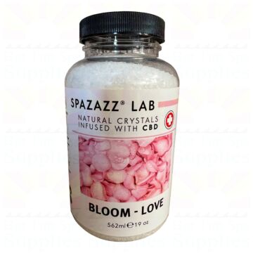 Spazazz Lab Infused w/CBD Crystals 19oz, Bloom - Love