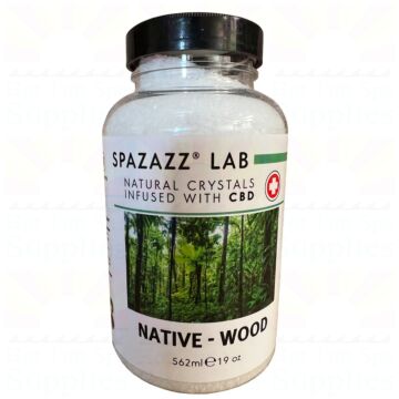 Spazazz Lab Infused w/CBD Crystals 19oz, Native - Wood