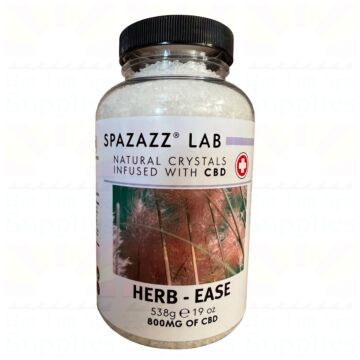 Spazazz Lab Infused w/CBD Crystals 19oz, Herb - Ease