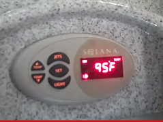 Hot Spot Solana and Caldera Highland Series  Control Panel Opera
